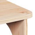 vidaXL Konferenčný stolík Prírodná 80 x 50 x 31 cm Borovicový masív
