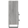 vidaXL Komoda sivý dub sonoma 34,5x34x90 cm spracované drevo