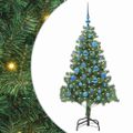 vidaXL Vianočný stromček Zelená 150 cm PVC