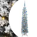 vidaXL Umelý vianočný stromček Zelená 180 cm PVC, oceľ a plast