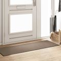 vidaXL Rohož Beige a čierna 60 x 180 cm 100% polyamid