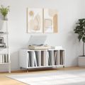 vidaXL Skrinka na platne biela 100x38x48 cm kompozitné drevo
