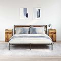 vidaXL Nočné stolíky 2 ks staré drevo 39x35x65 cm kompozitné drevo
