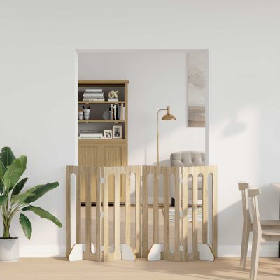 vidaXL Sklápacia bezpečnostná zábrana pre domáce zvieratá 4 pcs