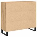 vidaXL Servírovacia skriňa Remeselný dub 90 x 34 x 80 cm