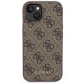 Obal Guess pre iPhone 15 6,1" GUHCP15SG4GFBR hnedá HC PU 4G Metal Logo
