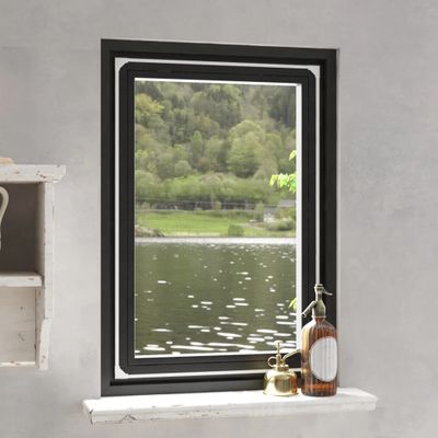 vidaXL Magnetická okenná sieťka proti hmyzu biela 80x120 cm