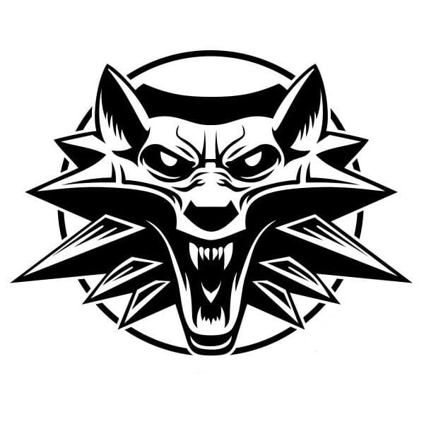 Nálepka Zaklínač - Logo