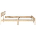 vidaXL Posteľný rám, mangový masív 200 cm
