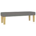 vidaXL Boxspring posteľ s matracom tmavosivá 180x200 cm látka