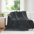 vidaXL Deky Tmavosivá 240 x 270 cm 3.17 kg Flís