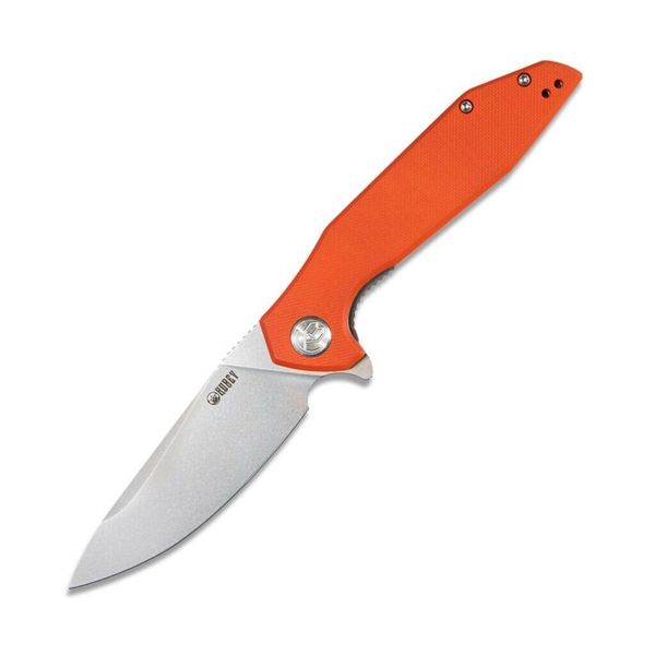 Kubey KU117H Nova vreckový nôž 9,2 cm, Bead Blasted, oranžová, G10