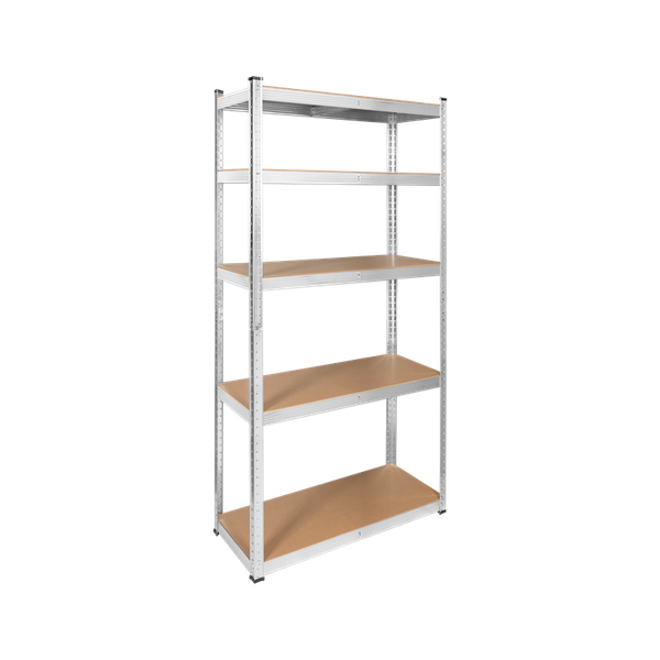 Kovový úložný regál Atos RB-1256 180x90x40 strieborný