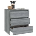 vidaXL Komoda sivá sonoma 70x41x75 cm spracované drevo