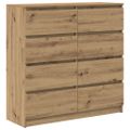 VidaXL Príborník Artisan Dub 100x35x99 cm Engineered Wood