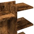 vidaXL Organizér na stôl, tmavý dub 42x21,5x42 cm, kompozitné drevo