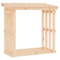 vidaXL Stojan na palivové drevo 108x64,5x109 cm masívna borovica