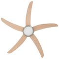 vidaXL Stropný ventilátor s osvetlením a diaľkovým ovládaním Ø 130 cm