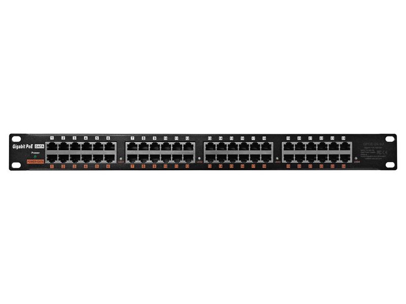 MHPower POE-PAN24-GB Gigabitový stínený 24-portový POE panel