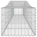 vidaXL Oblúkový gabionový kôš 4 ks 400x50x40/60 cm pozinkované železo