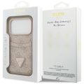 Puzdro Guess 4G Double Card Triangle pre iPhone 17 Pro ružové