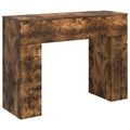 vidaXL Konferenčný stolík Dymový dub 102 x 35 x 75 cm Kompozitné drevo