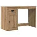 vidaXL Stôl Remeselný dub 50 x 115 x 75 cm Kompozitné drevo