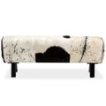 vidaXL Lavica, pravá kozia koža 120x30x45 cm