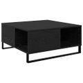 vidaXL Konferenčný stolík Čierny dub 80 x 80 x 36,5 cm