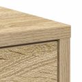 vidaXL Komoda so zásuvkami a dvierkami, dub sonoma 70,5x34x74,5 cm