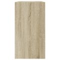 vidaXL Botník dub sonoma 80x34x63 cm spracované drevo
