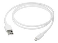 Kábel Lightning - USB s pínmi (male) do Lightning s pínmi (male) - 1 m - 100 % recyklovaný plast