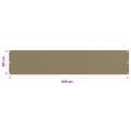 vidaXL Balkónová markíza sivohnedá 120x600 cm HDPE