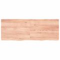 vidaXL Stolová doska bledohnedá 160x60x(2-6) cm ošetrený masívny dub