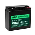 AGM12V18AH-H Green Cell AGM VRLA 12V 18Ah bezúdržbová batéria pre pokladne, hračky a kamery (181×77×