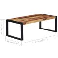 vidaXL Konferenčný stolík 110x60x40 cm masívne akáciaové drevo