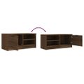 vidaXL TV skrinka hnedý dub 80x35x36,5 cm spracované drevo