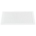 vidaXL Lamelové dvierka na skrinku 2 ks, biele 99,3x49,4 cm, borovica