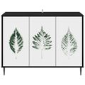 vidaXL Servírovacia skriňa HANAU Čierny dub 102 x 33 x 76 cm