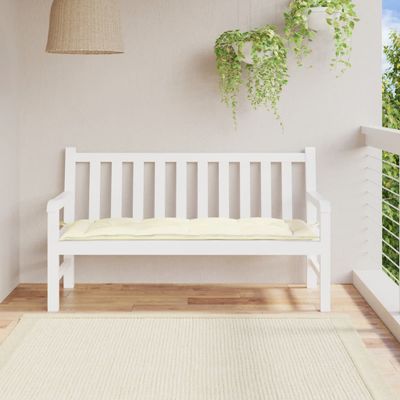 vidaXL Podložka na záhradnú lavičku 150x50x7 cm, oxfordská látka
