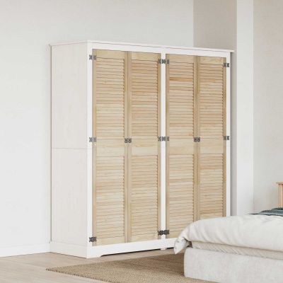 vidaXL Skříňové dvere s dverami 4 pcs Prírodná 170 x 2,1 x 39,5 cm