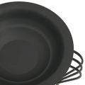 vidaXL Prenosné ohnisko s kutáčom 49 cm oceľ
