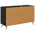 vidaXL Servírovacia skriňa Čierny dub 100 x 36 x 60 cm