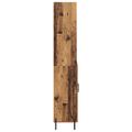 vidaXL Highboard Staré drevo 69,5 x 32,5 x 180 cm Kompozitné drevo