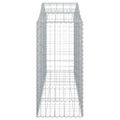 vidaXL Oblúkové gabionové koše 8 ks 200x50x120/140 cm pozink. železo