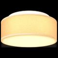 vidaXL Stropná lampa so bodmi Biela 30 x 30 x 13,5 cm látka