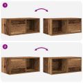 vidaXL TV skrinka, staré drevo 60x31x25,5 cm spracované drevo