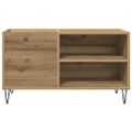 vidaXL Skrinka na platne dub artisan 84,5x38x48 cm kompozitné drevo