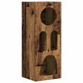 vidaXL Servírovacia skriňa ELST Staré drevo 40 x 35 x 100.5 cm