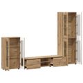 vidaXL Zostava TV skriniek FLORIN 3 ks Remeselný dub Kompozitné drevo